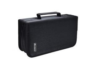 CDDVD Case Holder 128 Capacity CD VCD Media Wallet Storage Holder Booklet Organizer Black CDDVD Case Holder 128 Capacity CD VCD Media Wallet Storage Holder Booklet Organizer Black