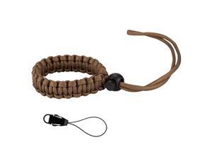 Camera Wrist Strap Paracord Bracelet Adjustable for DSLR Binocular Cell Phone (Brown) Camera Wrist Strap Paracord Bracelet Adjustable for DSLR Binocular Cell Phone (Brown)