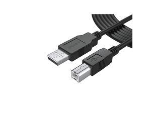25Ft Extra Long USB-Printer-Cable 2.0 for HP OfficeJet Laserjet Envy; Canon Pixma; Epson Workforce, Stylus, Expression Home; Brother; Silhouette Cameo; Dell Scanner Fax High Speed Cord (7.2 m) 25Ft Extra Long USB-Printer-Cable 2.0 for HP OfficeJet Laserjet Envy; Canon Pixma; Epson Workforce, Stylus, Expression Home; Brother; Silhouette Cameo; Dell Scanner Fax High Speed Cord (7.2 m)