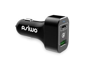 Quick Charge 30 Car Charger USB Type C Car Charger USBC Fast Car Charger with Charger Cable Cords Compatible Samsung Galaxy S9 S8 Plus MacBook Pixel iPhone X88 Plus and More Quick Charge 30 Car Charger USB Type C Car Charger USBC Fast Car Charger with Charger Cable Cords Compatible Samsung Galaxy S9 S8 Plus MacBook Pixel iPhone X88 Plus and More