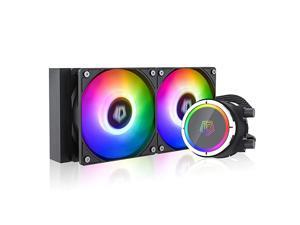 ZOOMFLOW 240X ARGB CPU Water Cooler 5V Addressable RGB AIO Cooler 240mm CPU Liquid Cooler 2X120mm RGB Fan Intel 115X2066 AMD TR4AM4 ZOOMFLOW 240X ARGB CPU Water Cooler 5V Addressable RGB AIO Cooler 240mm CPU Liquid Cooler 2X120mm RGB Fan Intel 115X2066 AMD TR4AM4
