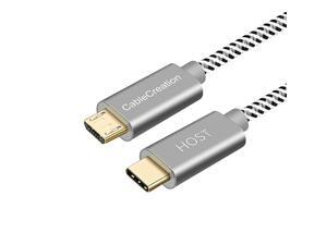 USB C to Micro USB Cable 66 ft Braided USB Type C to Micro B OTG Cable HiSpeed 480Mbps Compatible MacBook Pro Galaxy S8S8+ LG V20 2M Space Gray USB C to Micro USB Cable 66 ft Braided USB Type C to Micro B OTG Cable HiSpeed 480Mbps Compatible MacBook Pro Galaxy S8S8+ LG V20 2M Space Gray