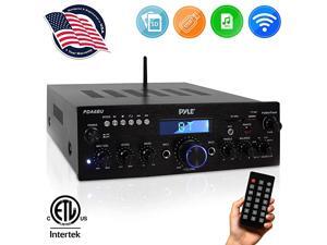 Wireless Bluetooth Power Amplifier System 200W Dual Channel Sound Audio Stereo Receiver w USB SD AUX MIC IN w Echo Radio LCD For Home Theater Entertainment via RCA Studio Use PDA6BU Wireless Bluetooth Power Amplifier System 200W Dual Channel Sound Audio Stereo Receiver w USB SD AUX MIC IN w Echo Radio LCD For Home Theater Entertainment via RCA Studio Use PDA6BU