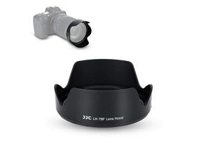 JJC Bayonet Dedicated Lens Hood for Canon EF-S 18-135mm f/3.5-5.6 IS USM Lens on Canon EOS 80D 77D 60D Replaces Canon EW-73D OEM Lens Hood 