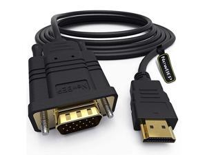 HDMI to VGA Adapter Cable 6ft18m GoldPlated 1080P HDMI Male to VGA Male Active Video Converter Cord Support Notebook PC DVD Player Laptop TV Projector Monitor Etc HDMI to VGA Adapter Cable 6ft18m GoldPlated 1080P HDMI Male to VGA Male Active Video Converter Cord Support Notebook PC DVD Player Laptop TV Projector Monitor Etc