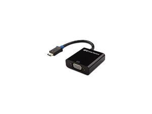 Mini HDMI to VGA Adapter Mini HDMI to VGA Converter in Black