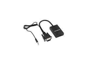 VGA to HDMI Converter Adapter Output 1080P VGA Male to HDMI Female Audio Video Cable Converter Adapter for HDTVAVHDTV Supply A Free USB Cable VGA to HDMI Converter Adapter Output 1080P VGA Male to HDMI Female Audio Video Cable Converter Adapter for HDTVAVHDTV Supply A Free USB Cable