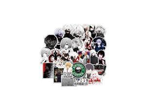 Pcs Tokyo Ghoul Stickers Tokyo Ghoul Anime Decals for Water Bottle Hydro Flask Laptop Luggage Car Bike Bicycle Waterproof Vinyl Stickers Pack