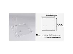 Open Frame Test Bench ITX ATX Mini ITX MATX EATX Motherboard Transparent Acrylic Overlock Computer Case DIY Mod Base Stand Open Frame Test Bench ITX ATX Mini ITX MATX EATX Motherboard Transparent Acrylic Overlock Computer Case DIY Mod Base Stand