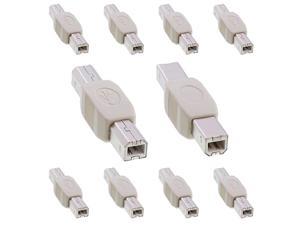 10 Pack USB 20 B Male to B Male Adapter