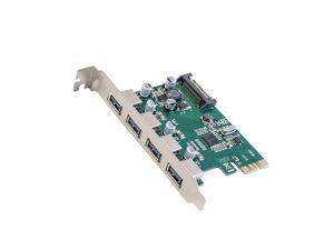 SDPEX20159 PCI Express Card x1 with USB 30 Type A 4 Ports Super Speed and 15Pin Power Connector Renesas Chipset SDPEX20159 PCI Express Card x1 with USB 30 Type A 4 Ports Super Speed and 15Pin Power Connector Renesas Chipset