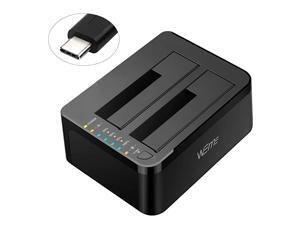 USB C 30 to SATA External Hard Drive Dock Docking Station SSD HDD Disk Duplicator Cloner for Dual Bay 25 35 Inch SATA I II III Support UASP and Auto Sleep and 2X 12TB Black USB C 30 to SATA External Hard Drive Dock Docking Station SSD HDD Disk Duplicator Cloner for Dual Bay 25 35 Inch SATA I II III Support UASP and Auto Sleep and 2X 12TB Black