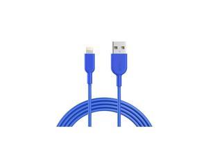 Powerline II Lightning Cable (6ft), MFi Certified for iPhone Xs/XS Max/XR/X / 8/8 Plus / 7/7 Plus / 6/6 Plus (Blue)