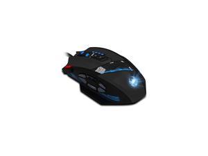 12 Programmable Buttons Zelotes C12 Gaming Mouse  Laser DoubleSpeed Adjustment 8000DPI Mice Support 4 Level Switch