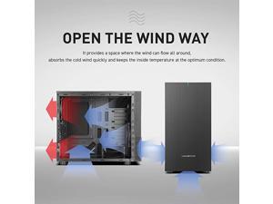 MiniTower PC Case 2 USB 30 Ports 08T High Intensity and Noise Insulation Material 5 SSD Bays S300M Super Silent PC Case with One PreInstalled 140mm and One 120mm Fans MiniTower PC Case 2 USB 30 Ports 08T High Intensity and Noise Insulation Material 5 SSD Bays S300M Super Silent PC Case with One PreInstalled 140mm and One 120mm Fans