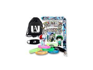 Hero Academia Gift Sets Including Drawstring Bag Backpack Lanyard Cartoon Laptop Stickers Keychains Phone Holder Luminous Bracelet Face Mask Great Gifts for MHA Fans Hero Academia Gift Sets Including Drawstring Bag Backpack Lanyard Cartoon Laptop Stickers Keychains Phone Holder Luminous Bracelet Face Mask Great Gifts for MHA Fans