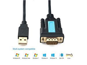 USB to RS232 Adapter with Prolific PL2303 Chipset USB2.0 Male to RS232 Male DB9 Serial Cable 2m 6ft for Windows XP,Windows Vista,7,8,10,Mac OS 10.6 Above Linux USB to RS232 Adapter with Prolific PL2303 Chipset USB2.0 Male to RS232 Male DB9 Serial Cable 2m 6ft for Windows XP,Windows Vista,7,8,10,Mac OS 10.6 Above Linux