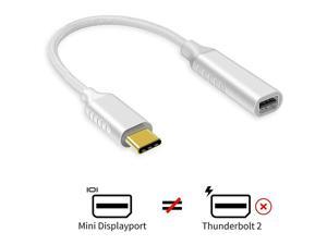 C to Mini DisplayPort AdapterTypeC Thunderbolt 3 to Mini Displayport Adapter 4K60Hz Nylon Compatible with MacBook Pro 20162020AirChromeBook PixelIPad Pro20182020Galaxy S8 S9 More