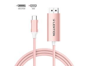 6FT USB C to DisplayPort Cable Adapter 4K60Hz Compatible 20202016 MacBook Pro 131516 New iPad ProMac AirSurface Chromebook Samsung S20S10S9S8Note More CBCU708 Rose Gold