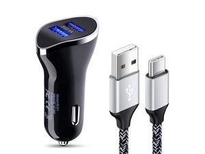 C Car Charger with USB C Charging Cable Compatible for Samsung Galaxy S10eS10S9S8A10eTab S6LG G8SG8G7TinQLG Stylo 4Moto X4Z4Z3Z2MAsus ZenFone654HTC 10U11U12OnePlus 76T5T C Car Charger with USB C Charging Cable Compatible for Samsung Galaxy S10eS10S9S8A10eTab S6LG G8SG8G7TinQLG Stylo 4Moto X4Z4Z3Z2MAsus ZenFone654HTC 10U11U12OnePlus 76T5T