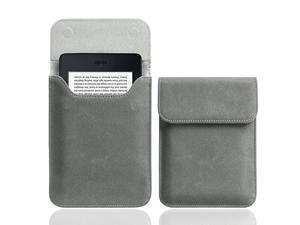 6 Inch Kindle Sleeve for AllNew Kindle 2019Kindle Paperwhite Included 2018 VersionKindle VoyageKindle 8th Gen 2016Kindle 45Kindle Touch Protective Pouch Bag Case Cover Gray