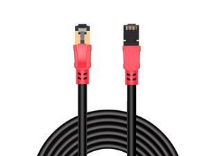 8 Ethernet Cable, 8 LAN Network Cable 40Gbps 2000Mhz High Speed Gigabit Professional Premium SFTP in Wall Waterproof Direct Burial Internet Cable (1.5 ft) 8 Ethernet Cable, 8 LAN Network Cable 40Gbps 2000Mhz High Speed Gigabit Professional Premium SFTP in Wall Waterproof Direct Burial Internet Cable (1.5 ft)