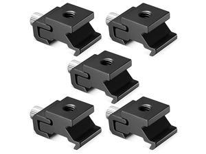Black Metal Cold Shoe Flash Stand Adapter with 14inch 20 Tripod Screw 5 Packs Black Metal Cold Shoe Flash Stand Adapter with 14inch 20 Tripod Screw 5 Packs