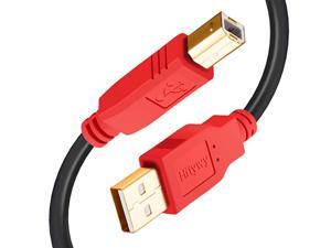 Printer Cable 25 ft USB Printer Cable USB 20 Printer Scanner Cable USB Type A Male to B Male Cord for HP Canon Dell Lexmark Epson Xerox Samsung amp More Printer Cable 25 ft USB Printer Cable USB 20 Printer Scanner Cable USB Type A Male to B Male Cord for HP Canon Dell Lexmark Epson Xerox Samsung amp More