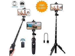All in one Portable 40 Inch Aluminum Alloy Selfie Stick Phone Tripod with Wireless Remote Shutter Compatible with iPhone 12 11 pro Xs Max Xr X 8 7 6 Plus Android Samsung Smartphone All in one Portable 40 Inch Aluminum Alloy Selfie Stick Phone Tripod with Wireless Remote Shutter Compatible with iPhone 12 11 pro Xs Max Xr X 8 7 6 Plus Android Samsung Smartphone