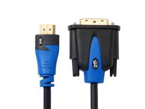 DVI to HDMI Cable 15Feet HDMI to DVI Cable Cord DVI D to HDMI Adapter BiDirectional Monitor Cable for PC Laptop HDTV Porjector