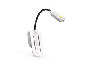 The Original  MiniFlex2 Book Light Ultra Lightweight Reading Light Portable Travel Light 24 Hour Battery Life Perfect for Kids Bookworms Reading in Bed White