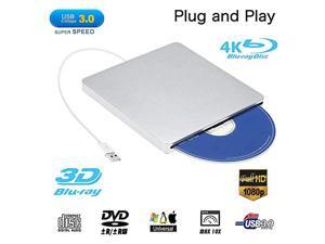 External Blu ray DVD Drive USB 30 Ultra Slim 3D 4K External Blu Ray Player Writer Portable BDCDDVD Burner Drive Polished Metal Chrome for Mac OS Windows 7810Linxus Laptop Sivery External Blu ray DVD Drive USB 30 Ultra Slim 3D 4K External Blu Ray Player Writer Portable BDCDDVD Burner Drive Polished Metal Chrome for Mac OS Windows 7810Linxus Laptop Sivery