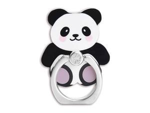 Cell Phone Ring Holder Finger Ring Stand Improves Phone Grip Compatible with iPhone Galaxy and Most Cases Except SiliconeLeather Panda