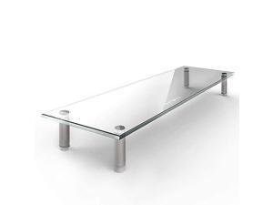 TypeM Clear Tempered Glass Monitor Stand TV Laptop Computer AllinOne Desktop Printer StandRiser 278 x 11 x 35 Inches TypeM Clear Tempered Glass Monitor Stand TV Laptop Computer AllinOne Desktop Printer StandRiser 278 x 11 x 35 Inches