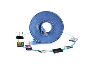 Ultra Slim Flat Profile RJ45 Cat 6 Flat Ethernet Cables with HighSpeed for ComputersModemSmart TelevisionsRouterLANPrinterMACLaptopPlaystation 34Xbox 65 feet Ultra Slim Flat Profile RJ45 Cat 6 Flat Ethernet Cables with HighSpeed for ComputersModemSmart TelevisionsRouterLANPrinterMACLaptopPlaystation 34Xbox 65 feet