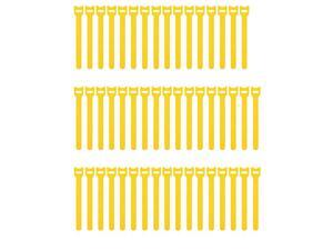 50pcs Reusable Fastening Adjustable Cable Ties Wire Management 7 Inch Yellow 50pcs Reusable Fastening Adjustable Cable Ties Wire Management 7 Inch Yellow