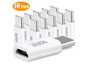 of 10 Micro USB to USB C Adapter Charger Converter Micro USB to Type C USB Adapter Data Syncing and Charging Converter for Samsung MacBook ChromeBook Pixel Nexus White of 10 Micro USB to USB C Adapter Charger Converter Micro USB to Type C USB Adapter Data Syncing and Charging Converter for Samsung MacBook ChromeBook Pixel Nexus White