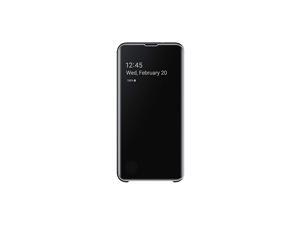 Galaxy S10e S-View Flip Case, Black (EF-ZG970CBEGUS)