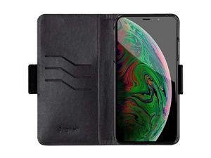 iPhone Xs Max Vegan Leather Wallet Case Black with Internal Card Slots Magnetic Cover Form Collection iPhone Xs Max Vegan Leather Wallet Case Black with Internal Card Slots Magnetic Cover Form Collection