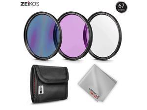 67MM Photo Professional Photography Filter Kit UV CPL Polarizer FLD for Camera Lens with 67MM Filter Thread + Filter Pouch with Miracle Fiber Cloth ZEFLK67 67MM Photo Professional Photography Filter Kit UV CPL Polarizer FLD for Camera Lens with 67MM Filter Thread + Filter Pouch with Miracle Fiber Cloth ZEFLK67