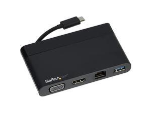 com USB C Multiport Adapter with HDMI VGA Gigabit Ethernet amp USB 30 USB C to 4K HDMI or 1080p VGA Display Mini Dock Hub USB TypeC Travel Docking Station for USBC Laptops DKT30CHVCM