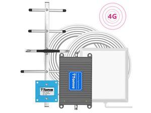 Cell Signal Booster Cell Phone Signal Booster for All Carriers TMobile 700MHz Band 1217 4G LTE Home Office Use Cellular Repeater Amplifier Kit Boost Voice and Data Up to 4500Sq Ft