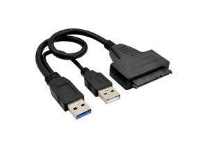SATA to USB 30 Converter USB 30 SATA III Hard Drive Adapter Cable for 25 Inch SSD HDD with Extra USB Power CableUASP185 Inch SATA to USB 30 Converter USB 30 SATA III Hard Drive Adapter Cable for 25 Inch SSD HDD with Extra USB Power CableUASP185 Inch