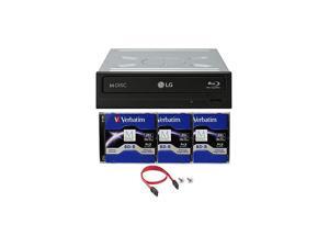 WH16NS40 16X Bluray BDXL DVD CD Internal Burner Drive Bundle with Free 3pk 25GB MDISC BD + SATA Cable + Mounting Screws WH16NS40 16X Bluray BDXL DVD CD Internal Burner Drive Bundle with Free 3pk 25GB MDISC BD + SATA Cable + Mounting Screws