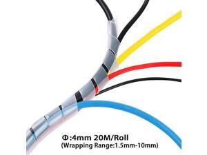 4mmWrapping Range15mm10mm Spiral Cable Wrap Spiral Wire Wrap Cord for Computer Electrical Wire Organizer Sleeve Hose RoHS Clear Dia 4MMLength 20M 4mmWrapping Range15mm10mm Spiral Cable Wrap Spiral Wire Wrap Cord for Computer Electrical Wire Organizer Sleeve Hose RoHS Clear Dia 4MMLength 20M