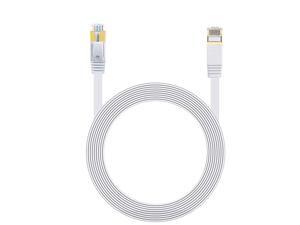 Cat 7 Ethernet Cable 65 ft Flat Shielded Computer LAN Wire High Speed Internet Network Patch Cord for Router Modem Xbox Switch TV Box White Cat 7 Ethernet Cable 65 ft Flat Shielded Computer LAN Wire High Speed Internet Network Patch Cord for Router Modem Xbox Switch TV Box White