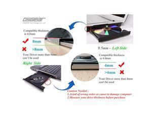 Internal 95mm slim SATA 8x DVDRW CD DVD RW Rom Burner Writer Laptop PC Optical Drive Device Tray Loading Internal 95mm slim SATA 8x DVDRW CD DVD RW Rom Burner Writer Laptop PC Optical Drive Device Tray Loading