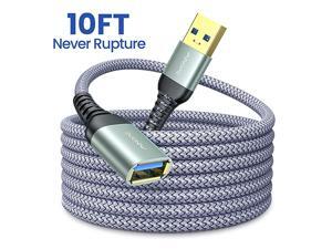10FT USB 30 Extension Cable Type A Male to Female Extension Cord High Data Transfer Compatible with USB KeyboardMouseFlash Drive Hard Drive 10FT USB 30 Extension Cable Type A Male to Female Extension Cord High Data Transfer Compatible with USB KeyboardMouseFlash Drive Hard Drive