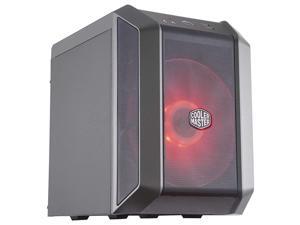 Master MasterCase H100 MiniITX PC Case with 200mm RGB Fan Fine Mesh Front Panel Builtin Handle amp RGB Lighting Control Master MasterCase H100 MiniITX PC Case with 200mm RGB Fan Fine Mesh Front Panel Builtin Handle amp RGB Lighting Control
