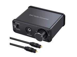 192kHz DAC Converter Digital to Analog Audio Converter with Headphone Amplifier Digital Toslink Coaxial to Analog Stereo Audio RCA 35mm RL Support Volume Adjustment 192kHz DAC Converter Digital to Analog Audio Converter with Headphone Amplifier Digital Toslink Coaxial to Analog Stereo Audio RCA 35mm RL Support Volume Adjustment